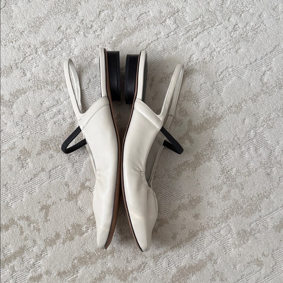 Vince Venice Women's Slingback Flats in White size 11 or 41 UK. - Picture 6 of 9